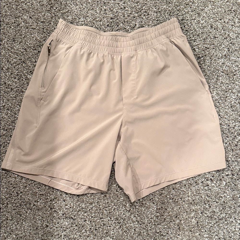 lululemon athletica Beige Athletic Shorts